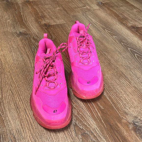 Balenciaga Triple S Pink Size 14 - Picture 2 of 4